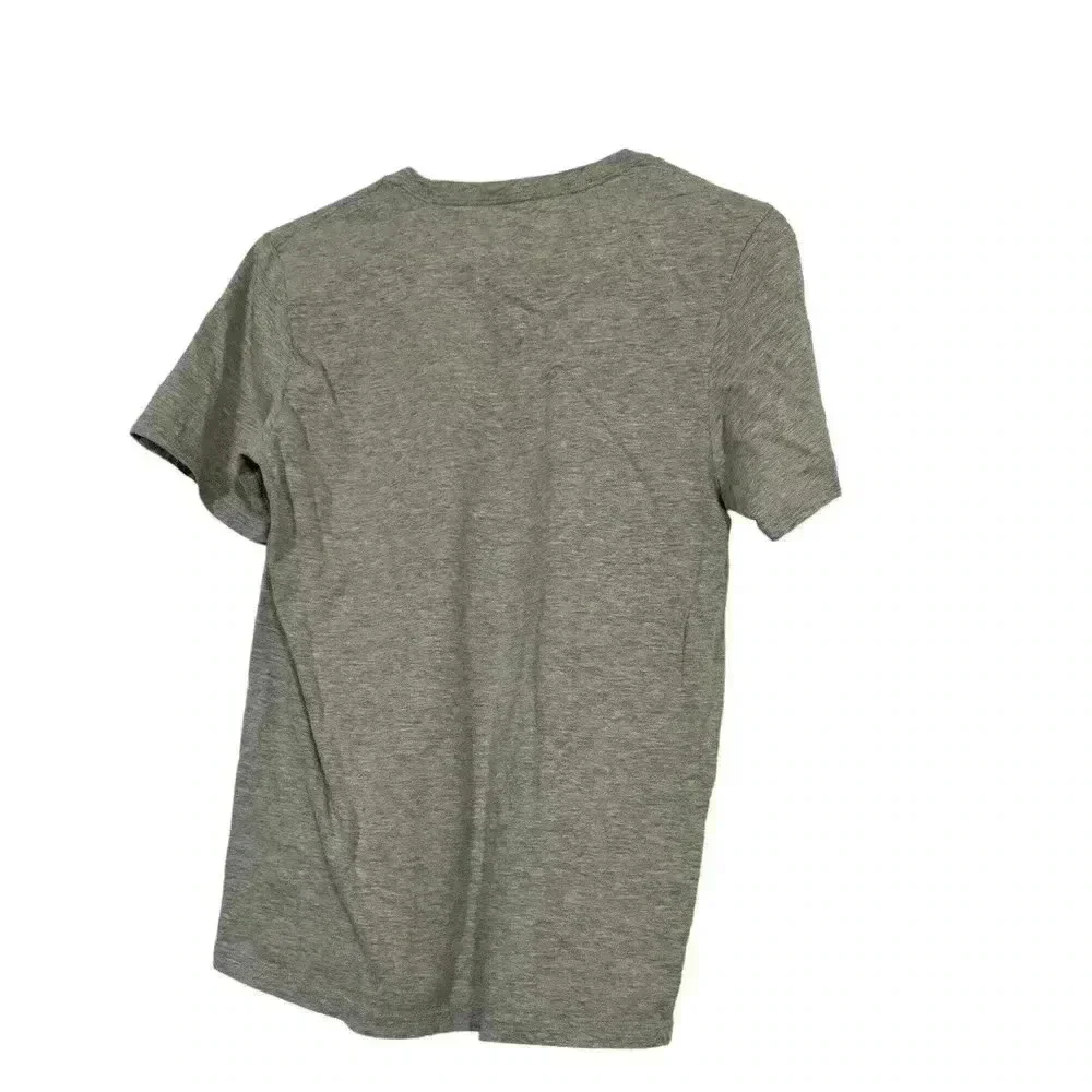 Adidas Shirt Men's Small Gray Amplifier Tee Logo Graphic Crew Neck Short Sleeve